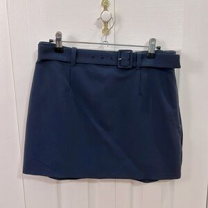 A&F Navy Blue SKORT